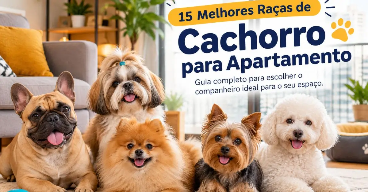 melhores raças de cachorro para apartamento