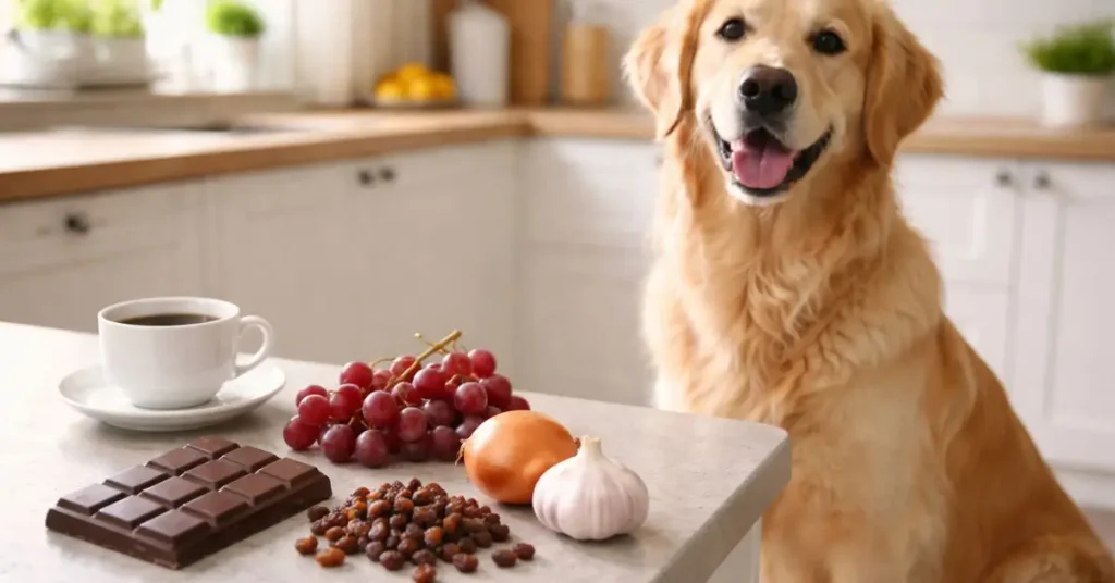 Chocolate, uvas, uvas-passas, cebola, alho e café entre os alimentos perigosos para cães